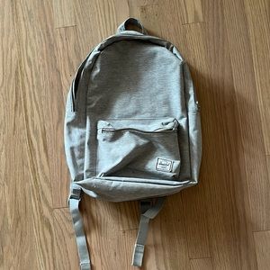 Lightly used grey backpack